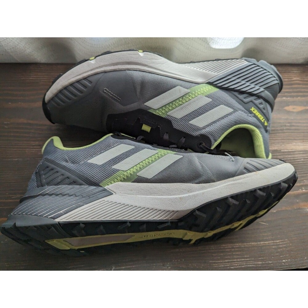 Adidas Men's Terrex Solestride Trail Running Shoes sz 11 GZ9034 Response Green